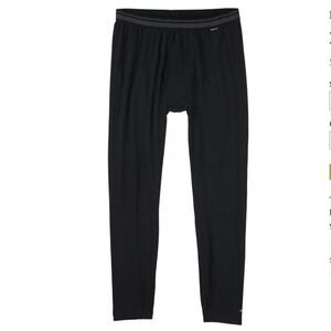 Burton Men’s DRYRIDE Base Layer Pants Small Black Ski Snowboard Midweight
